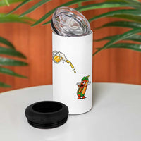 Funny Sausage Waiting For Beer 4 in 1 Can Cooler Tumbler Oktoberfest Gift
