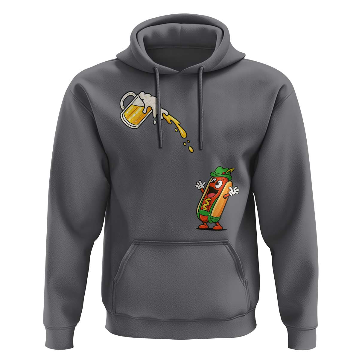 Funny Sausage Waiting For Beer Hoodie Oktoberfest Gift