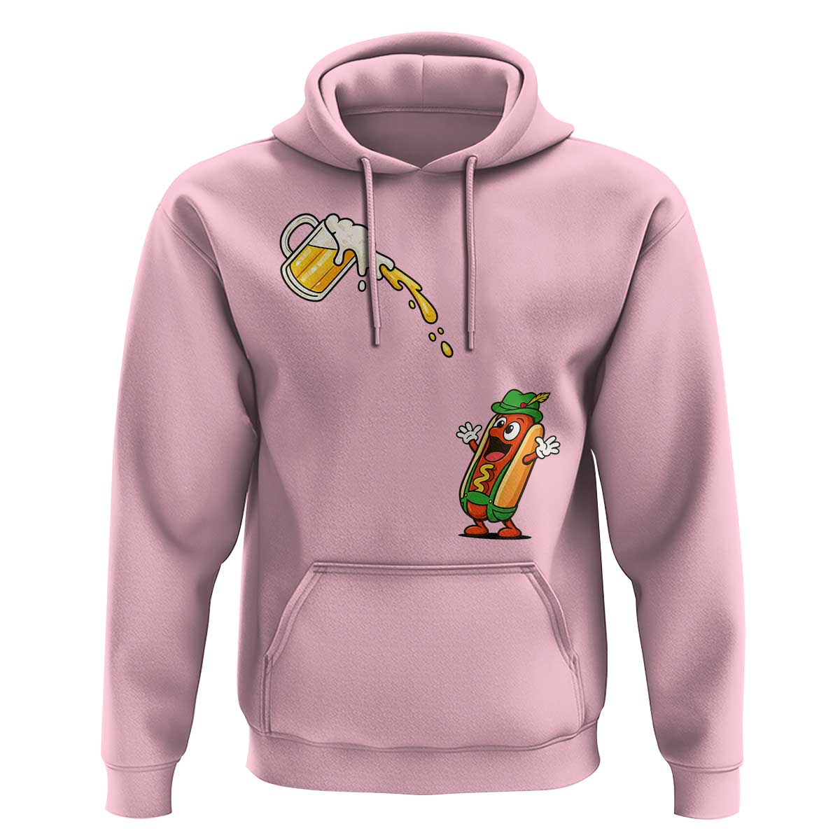 Funny Sausage Waiting For Beer Hoodie Oktoberfest Gift