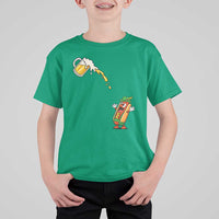 Funny Sausage Waiting For Beer T Shirt For Kid Oktoberfest Gift