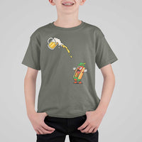 Funny Sausage Waiting For Beer T Shirt For Kid Oktoberfest Gift