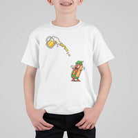 Funny Sausage Waiting For Beer T Shirt For Kid Oktoberfest Gift