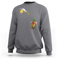 Funny Sausage Waiting For Beer Sweatshirt Oktoberfest Gift