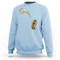 Funny Sausage Waiting For Beer Sweatshirt Oktoberfest Gift