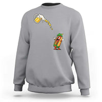 Funny Sausage Waiting For Beer Sweatshirt Oktoberfest Gift