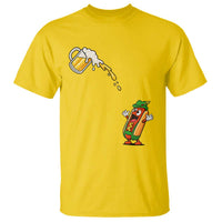 Funny Sausage Waiting For Beer T Shirt Oktoberfest Gift