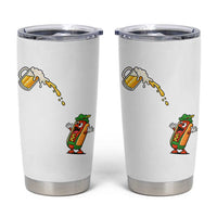 Funny Sausage Waiting For Beer Tumbler Cup Oktoberfest Gift