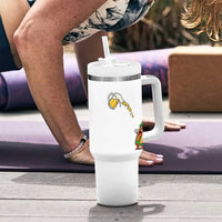 Funny Sausage Waiting For Beer Tumbler With Handle Oktoberfest Gift