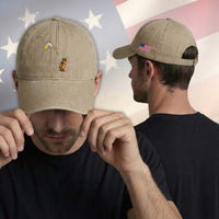 Funny Sausage Waiting For Beer Washed Cotton Baseball Cap Oktoberfest Gift
