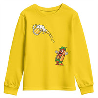 Funny Sausage Waiting For Beer Youth Sweatshirt Oktoberfest Gift