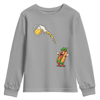 Funny Sausage Waiting For Beer Youth Sweatshirt Oktoberfest Gift