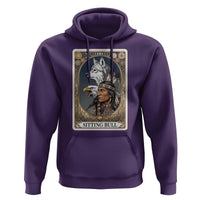 Sitting Bull Native American Chief Hoodie Vintage Tarot Card Illustration