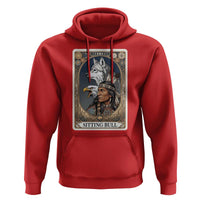 Sitting Bull Native American Chief Hoodie Vintage Tarot Card Illustration