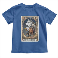 Sitting Bull Native American Chief Toddler T Shirt Vintage Tarot Card Illustration