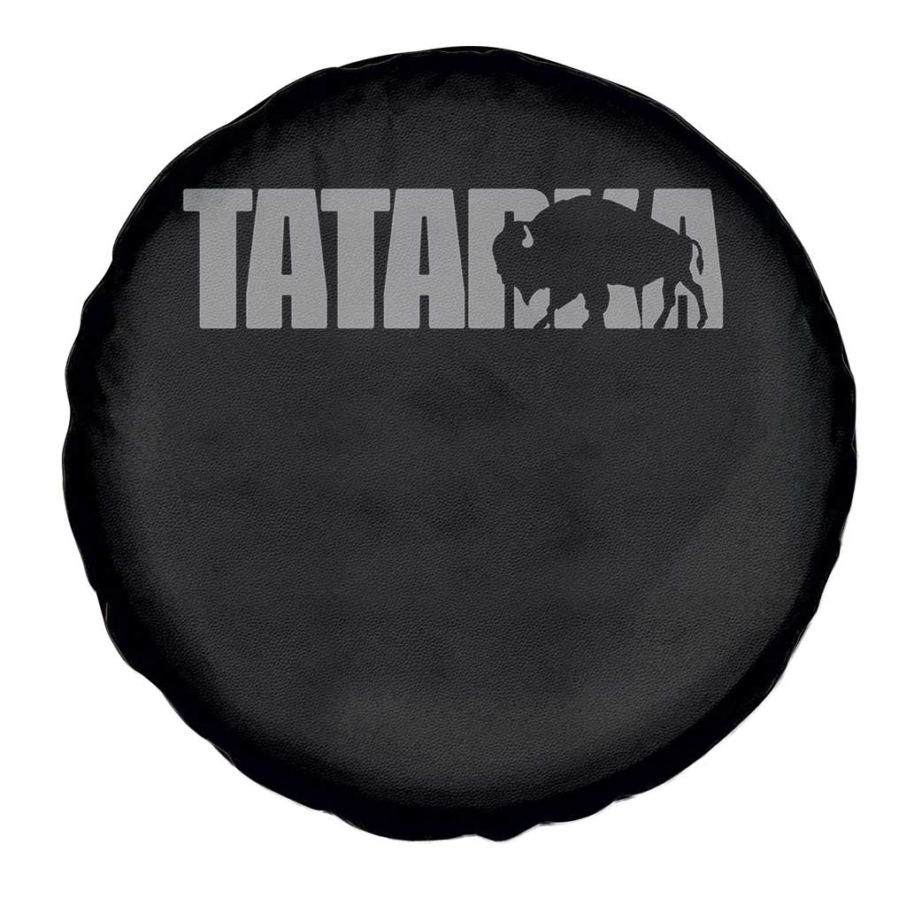 Vintage Tatanka Bison Spare Tire Cover Native American Buffalo Graphic