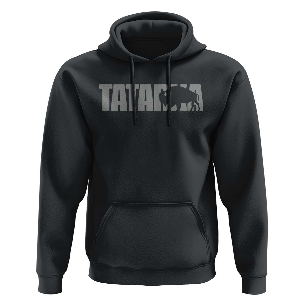 Vintage Tatanka Bison Hoodie Native American Buffalo Graphic