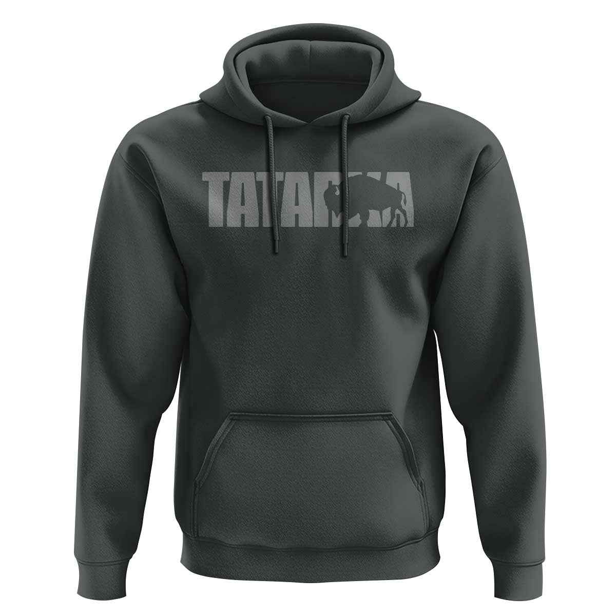 Vintage Tatanka Bison Hoodie Native American Buffalo Graphic