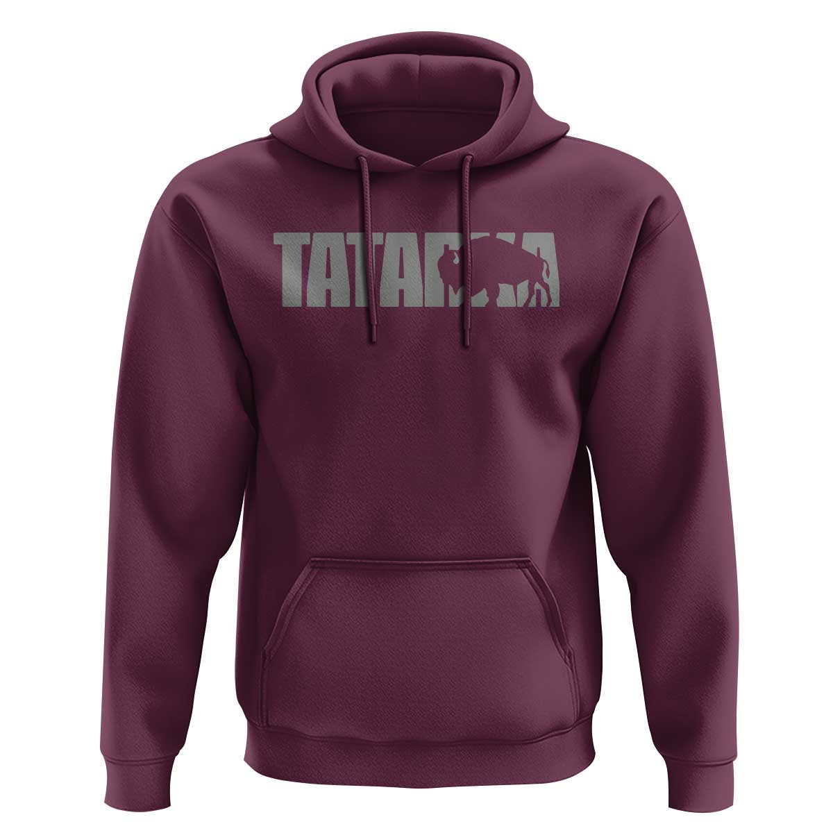 Vintage Tatanka Bison Hoodie Native American Buffalo Graphic