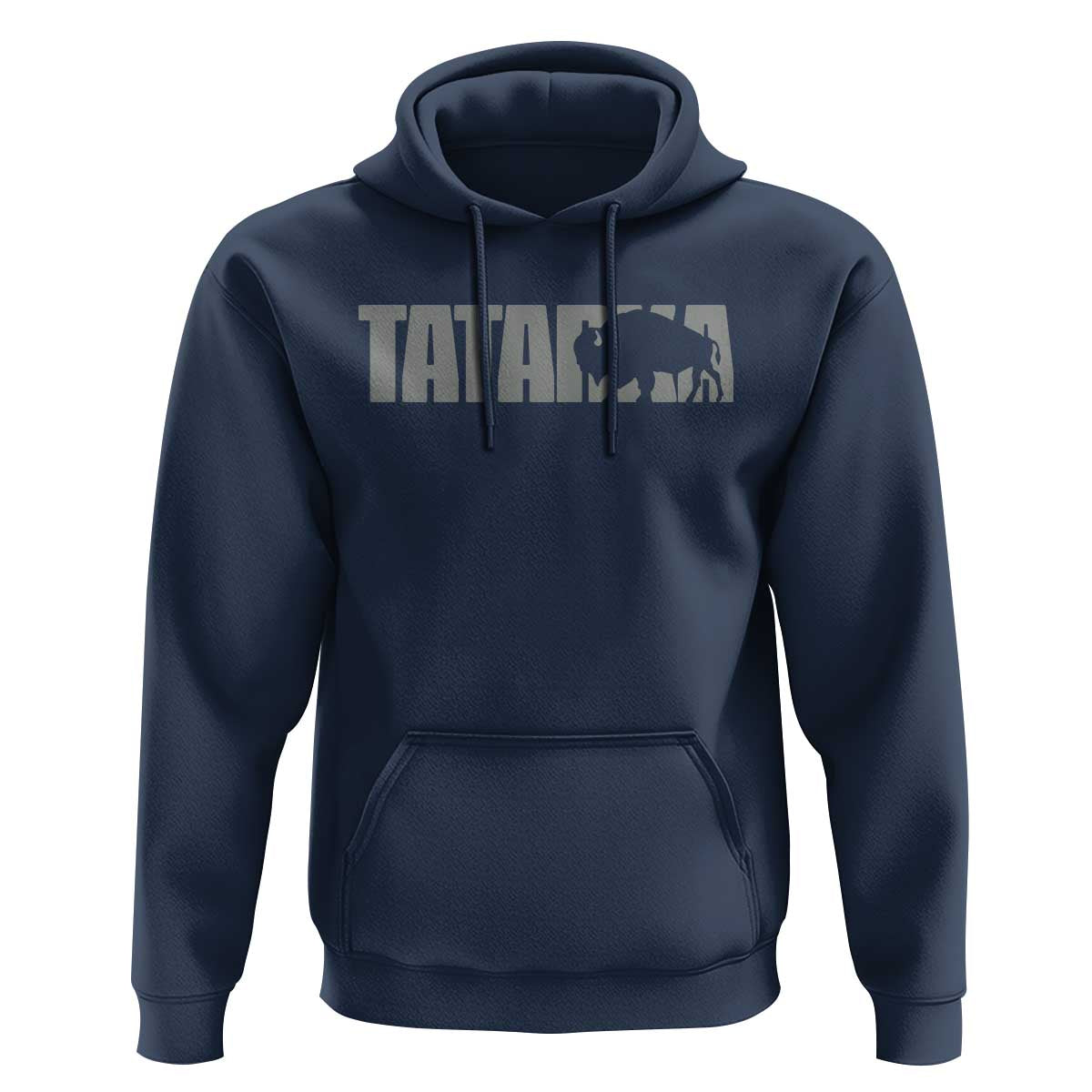 Vintage Tatanka Bison Hoodie Native American Buffalo Graphic