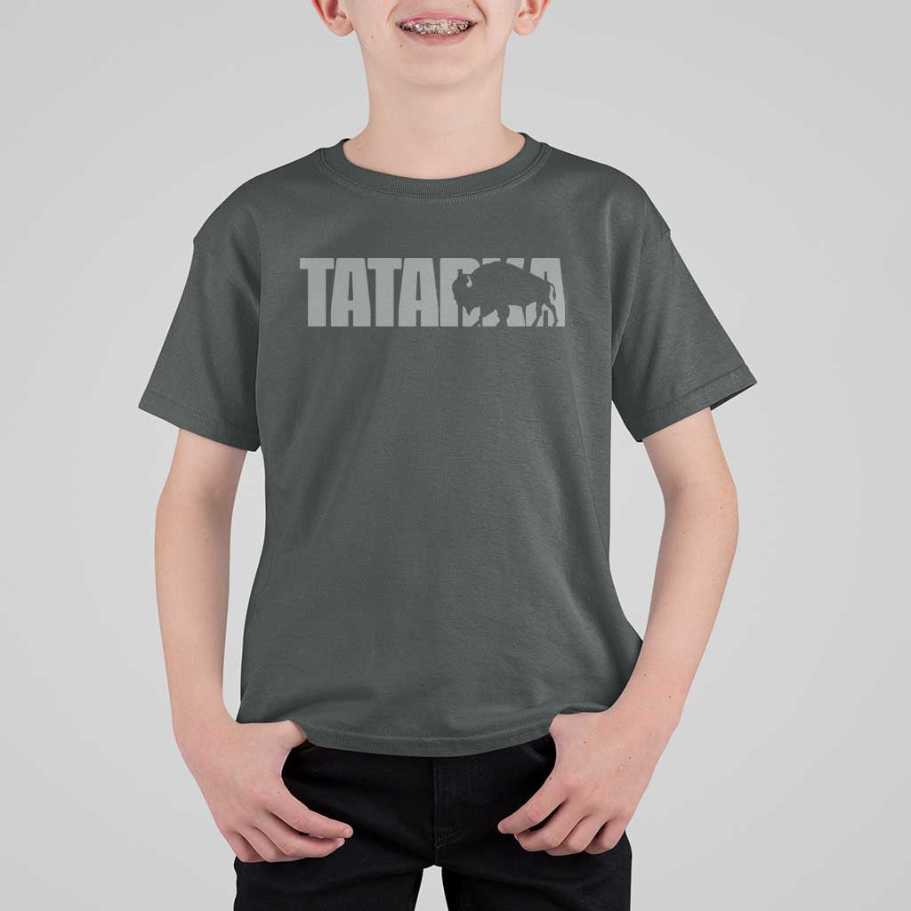 Vintage Tatanka Bison T Shirt For Kid Native American Buffalo Graphic
