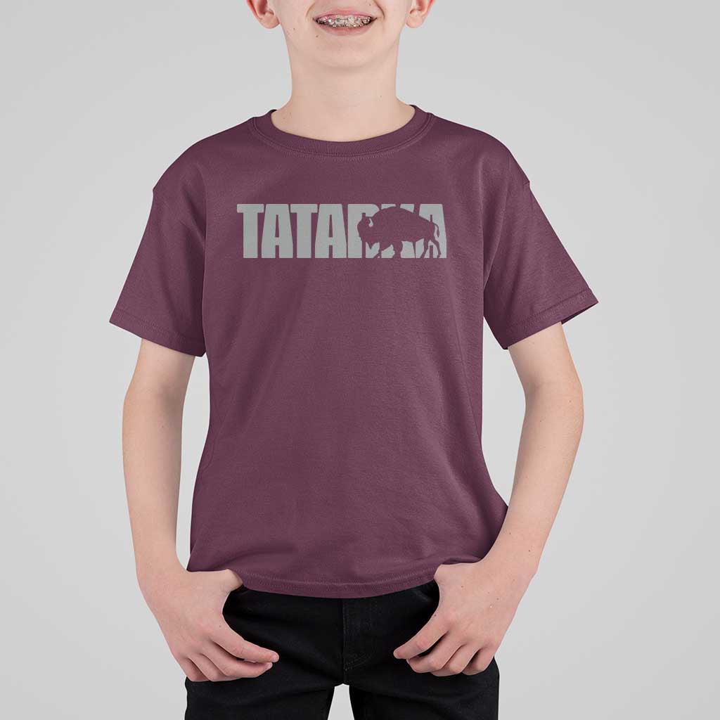Vintage Tatanka Bison T Shirt For Kid Native American Buffalo Graphic