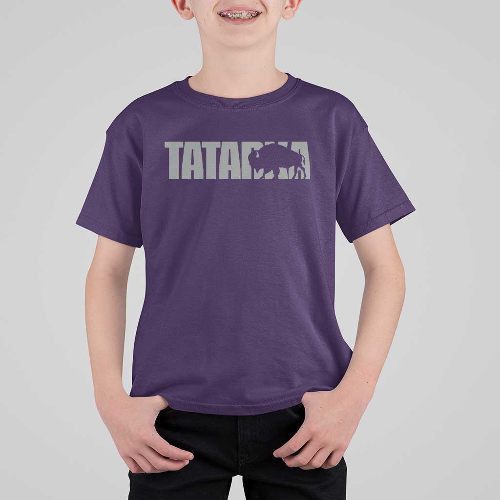 Vintage Tatanka Bison T Shirt For Kid Native American Buffalo Graphic