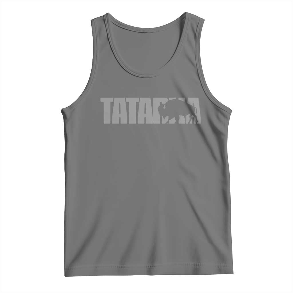 Vintage Tatanka Bison Tank Top Native American Buffalo Graphic
