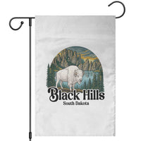 Black Hills South Dakota White Buffalo Garden Flag State Pride Gift