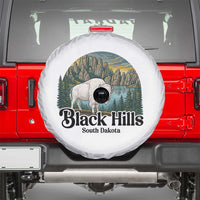 Black Hills South Dakota White Buffalo Spare Tire Cover State Pride Gift
