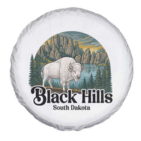 Black Hills South Dakota White Buffalo Spare Tire Cover State Pride Gift