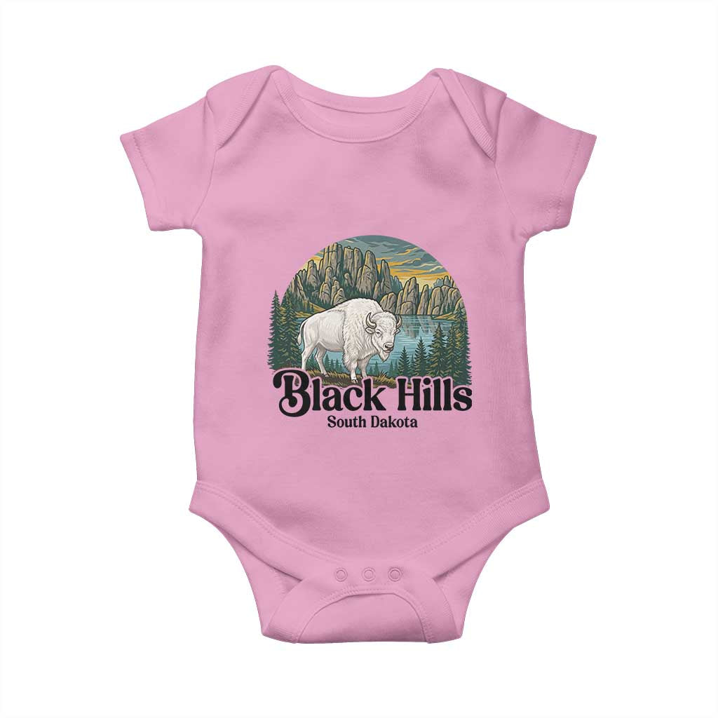 Black Hills South Dakota White Buffalo Baby Onesie State Pride Gift