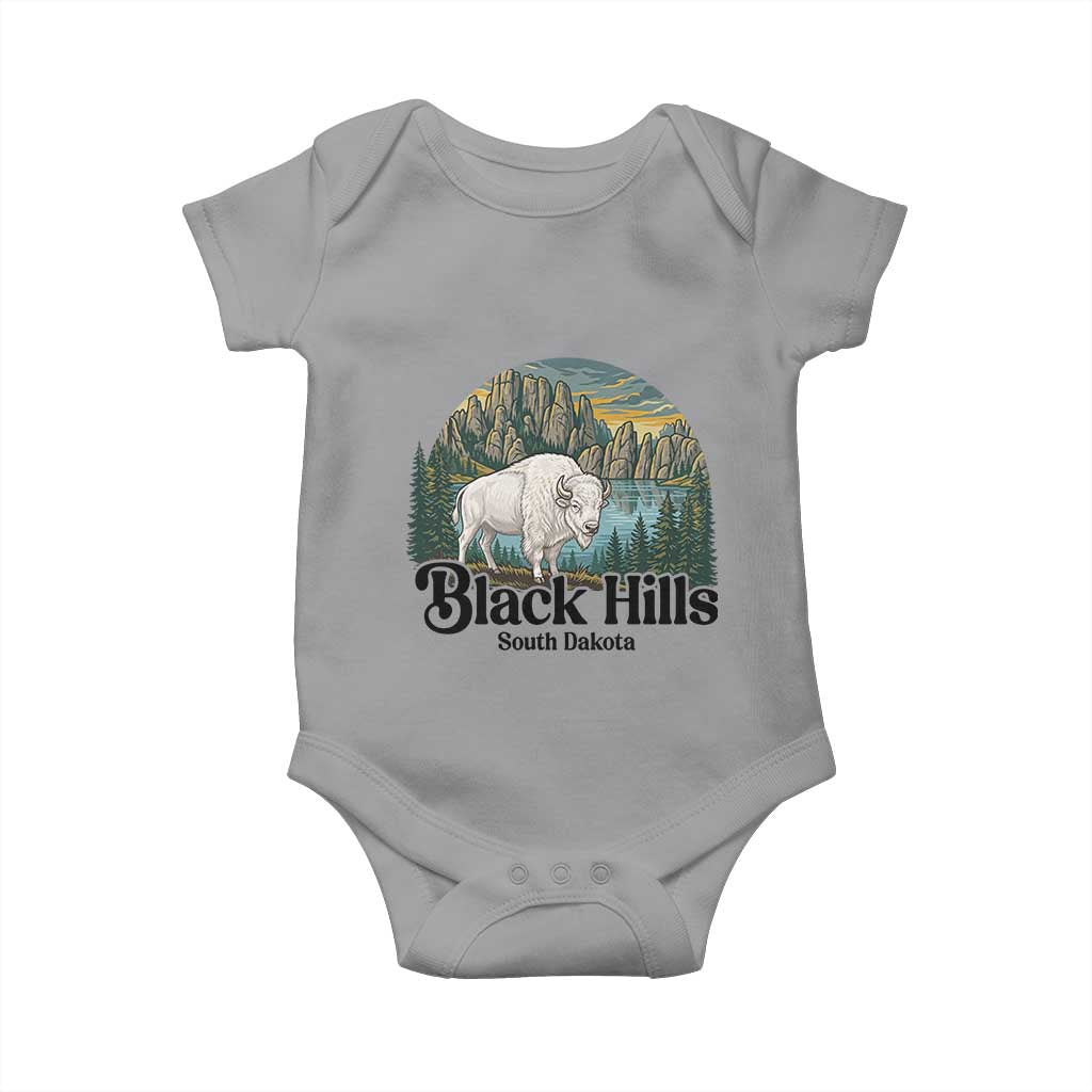 Black Hills South Dakota White Buffalo Baby Onesie State Pride Gift