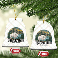 Black Hills South Dakota White Buffalo Ceramic Ornament State Pride Gift