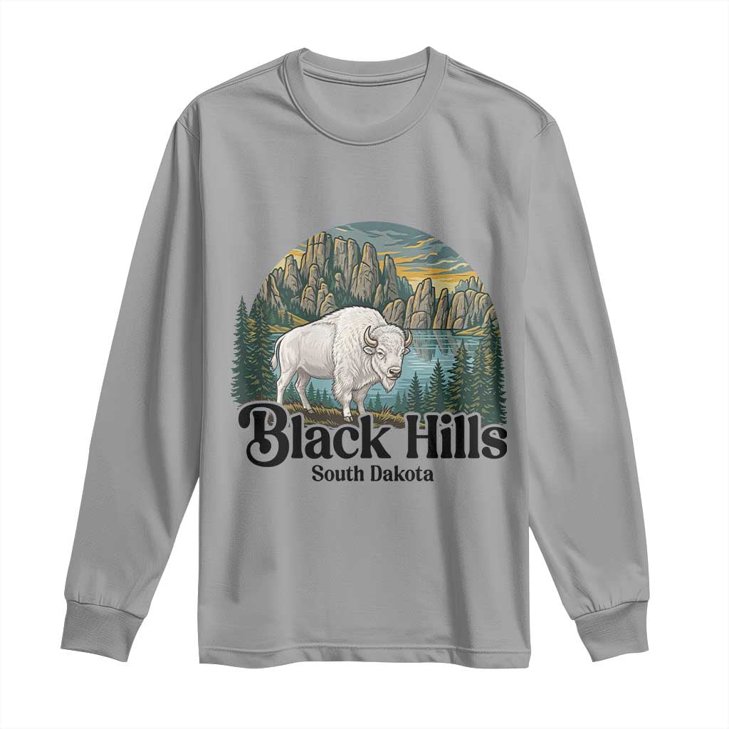 Black Hills South Dakota White Buffalo Long Sleeve Shirt State Pride Gift