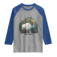 Black Hills South Dakota White Buffalo Raglan Shirt State Pride Gift