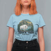Black Hills South Dakota White Buffalo T Shirt For Women State Pride Gift