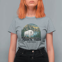 Black Hills South Dakota White Buffalo T Shirt For Women State Pride Gift