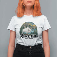 Black Hills South Dakota White Buffalo T Shirt For Women State Pride Gift