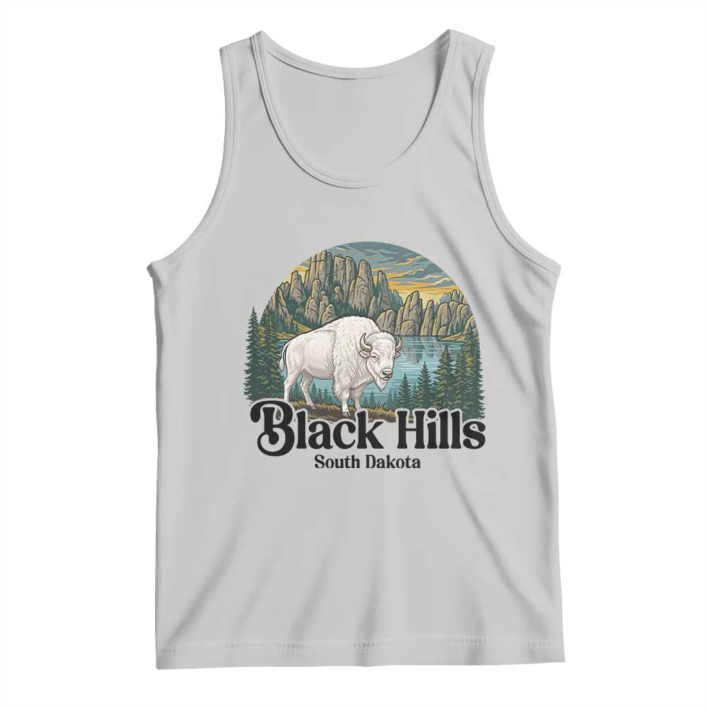 Black Hills South Dakota White Buffalo Tank Top State Pride Gift