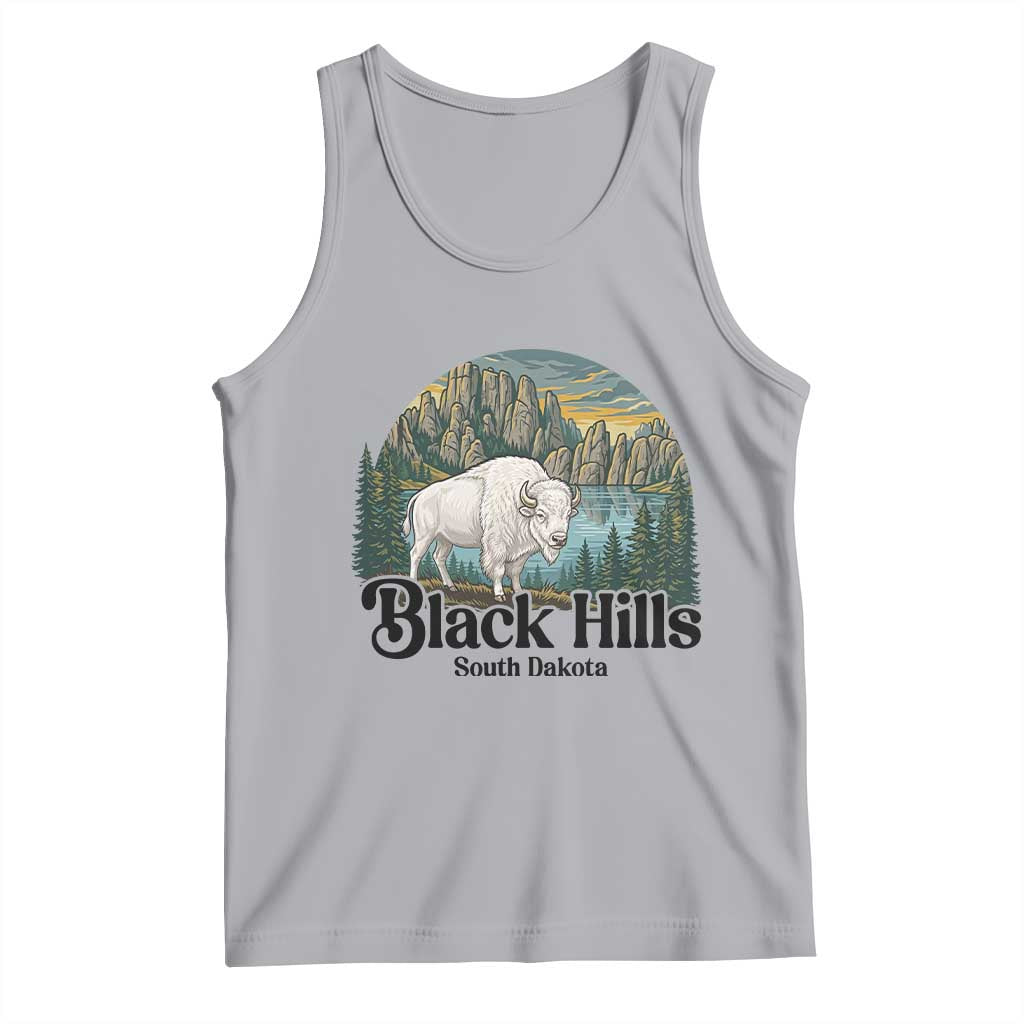Black Hills South Dakota White Buffalo Tank Top State Pride Gift