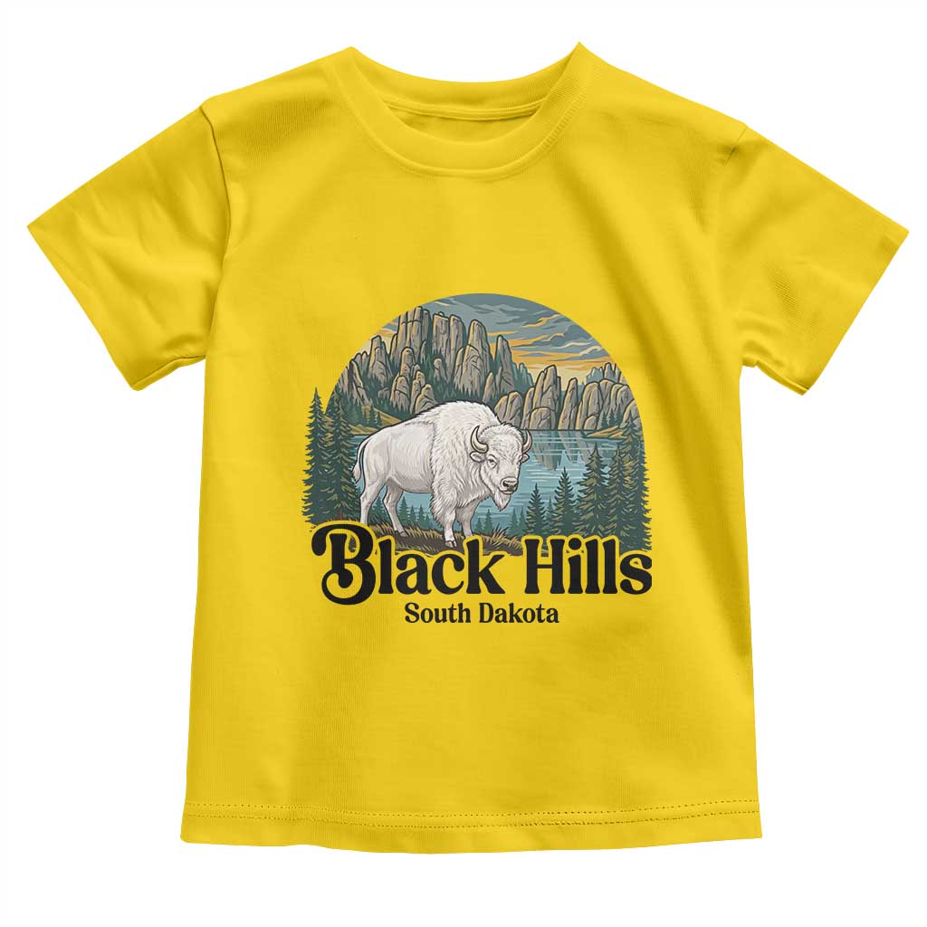 Black Hills South Dakota White Buffalo Toddler T Shirt State Pride Gift