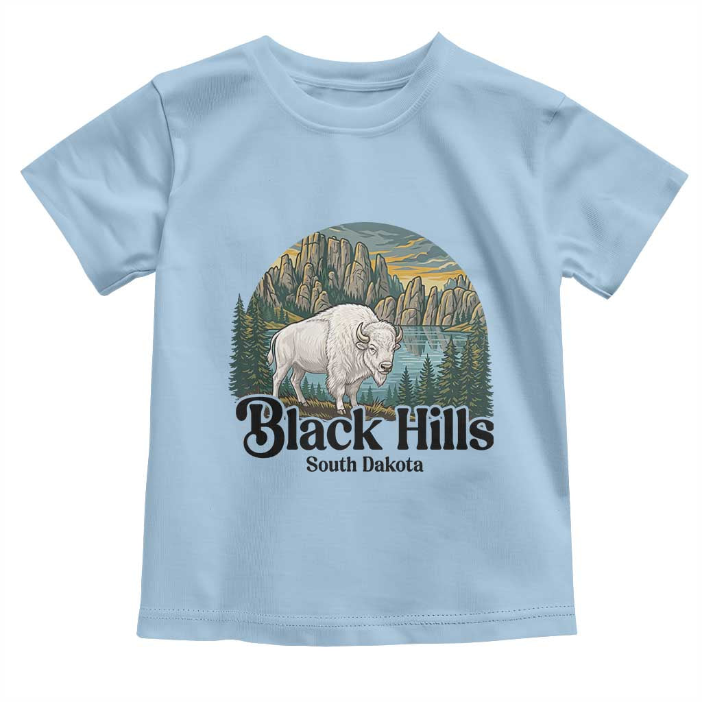 Black Hills South Dakota White Buffalo Toddler T Shirt State Pride Gift