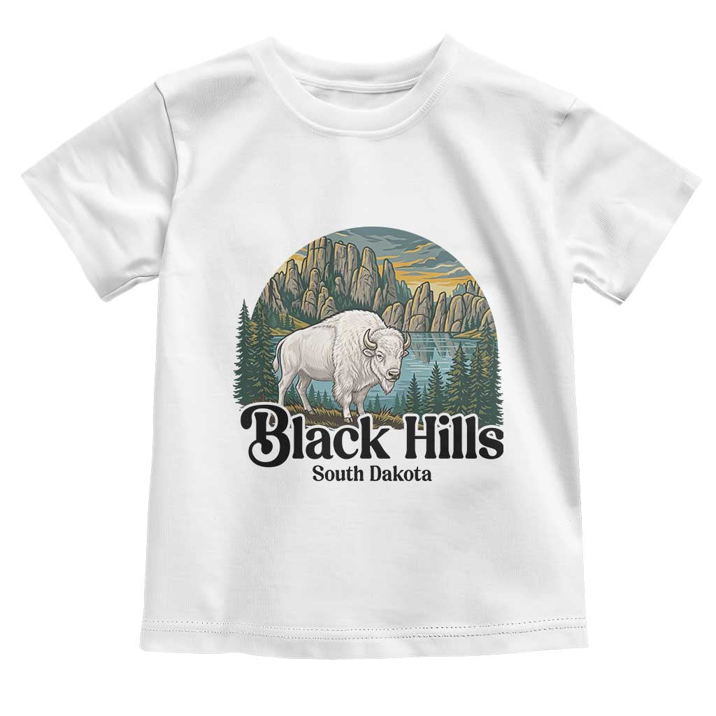 Black Hills South Dakota White Buffalo Toddler T Shirt State Pride Gift