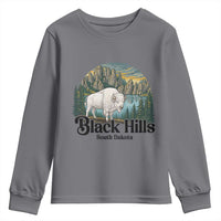 Black Hills South Dakota White Buffalo Youth Sweatshirt State Pride Gift
