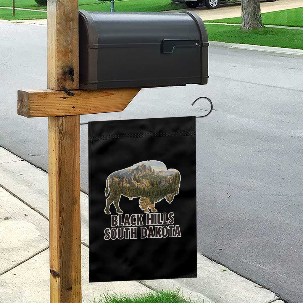 Black Hills South Dakota Bison Garden Flag State Pride Gift