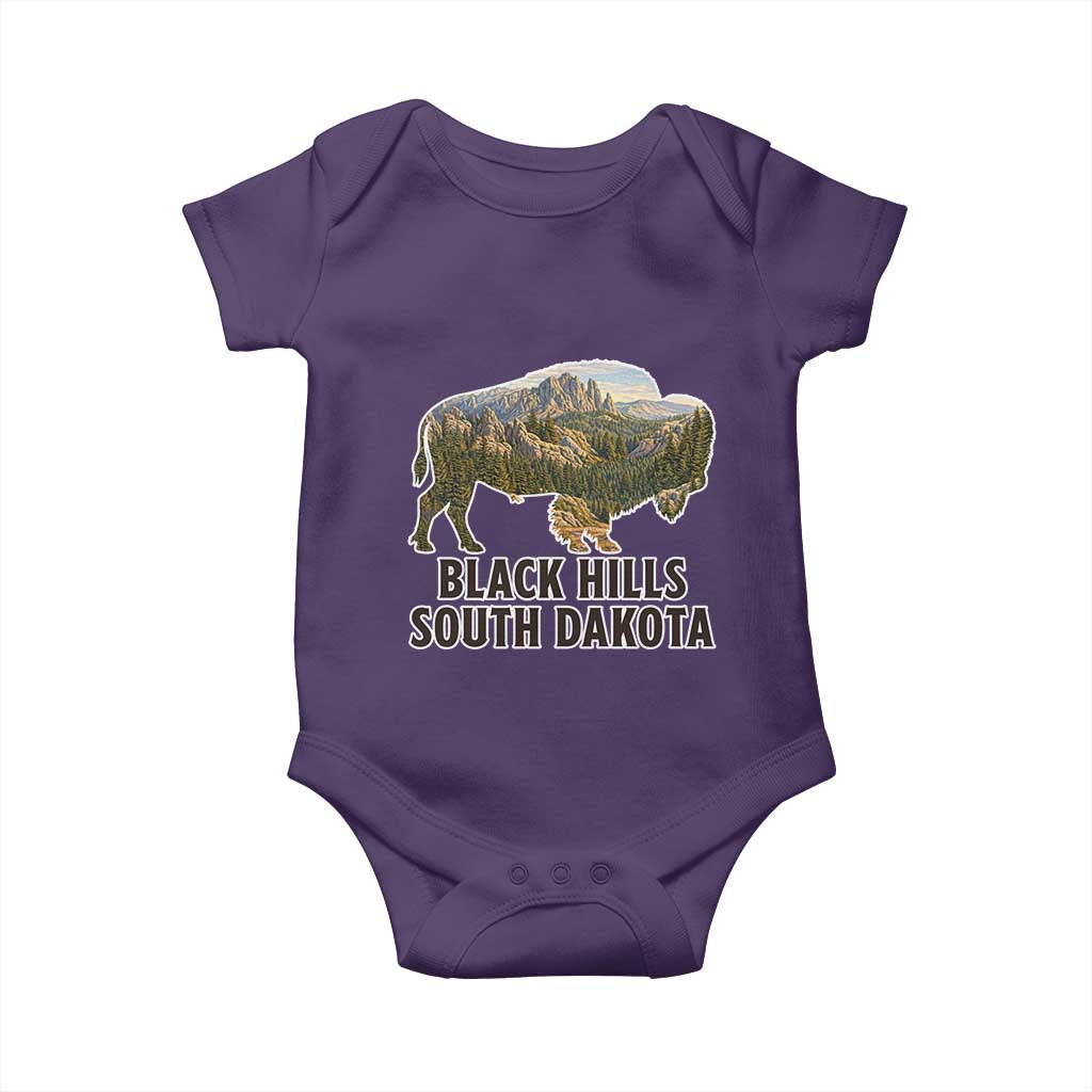Black Hills South Dakota Bison Baby Onesie State Pride Gift