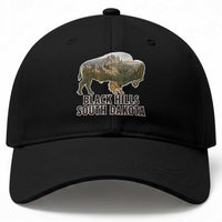 Black Hills South Dakota Bison Baseball Cap State Pride Gift