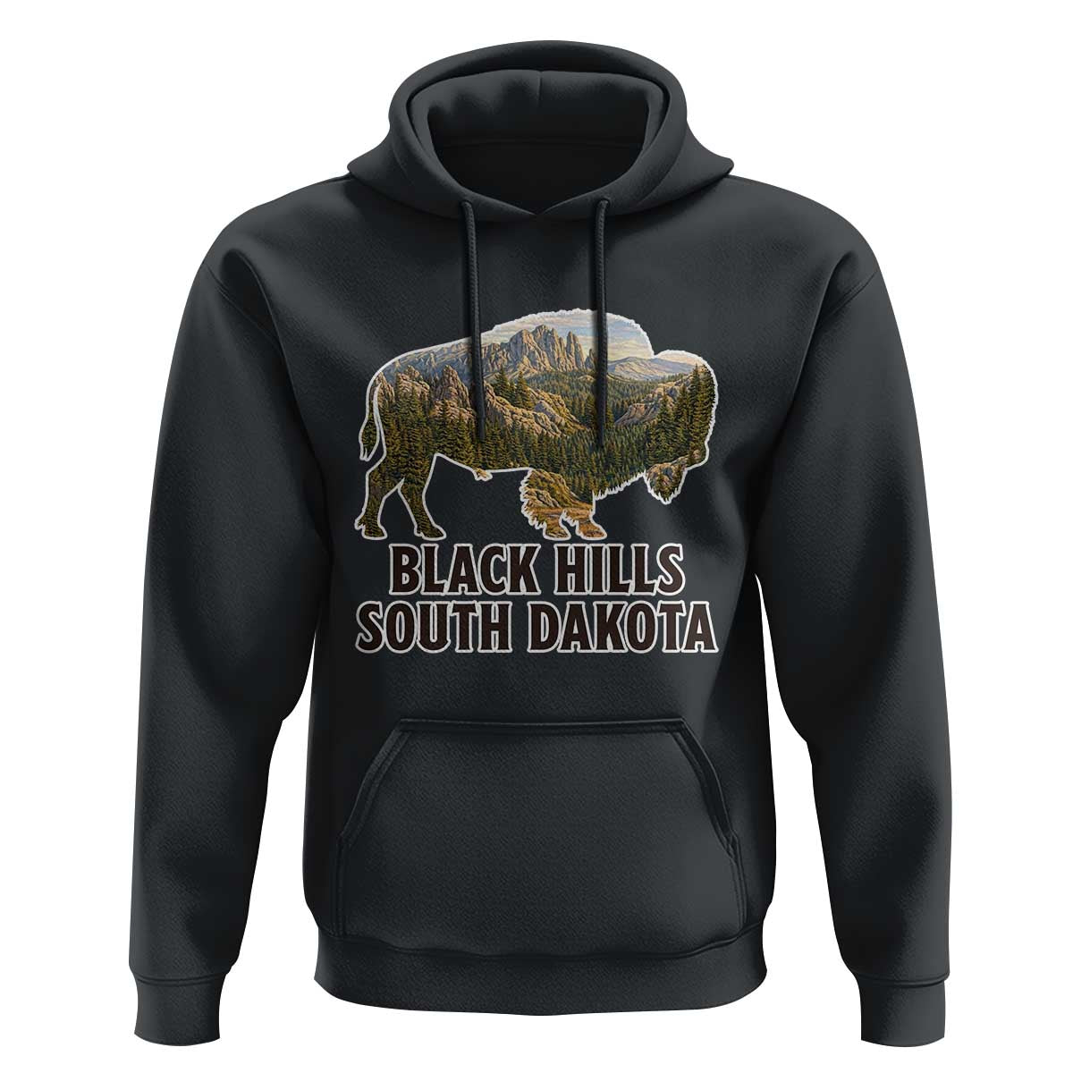 Black Hills South Dakota Bison Hoodie State Pride Gift