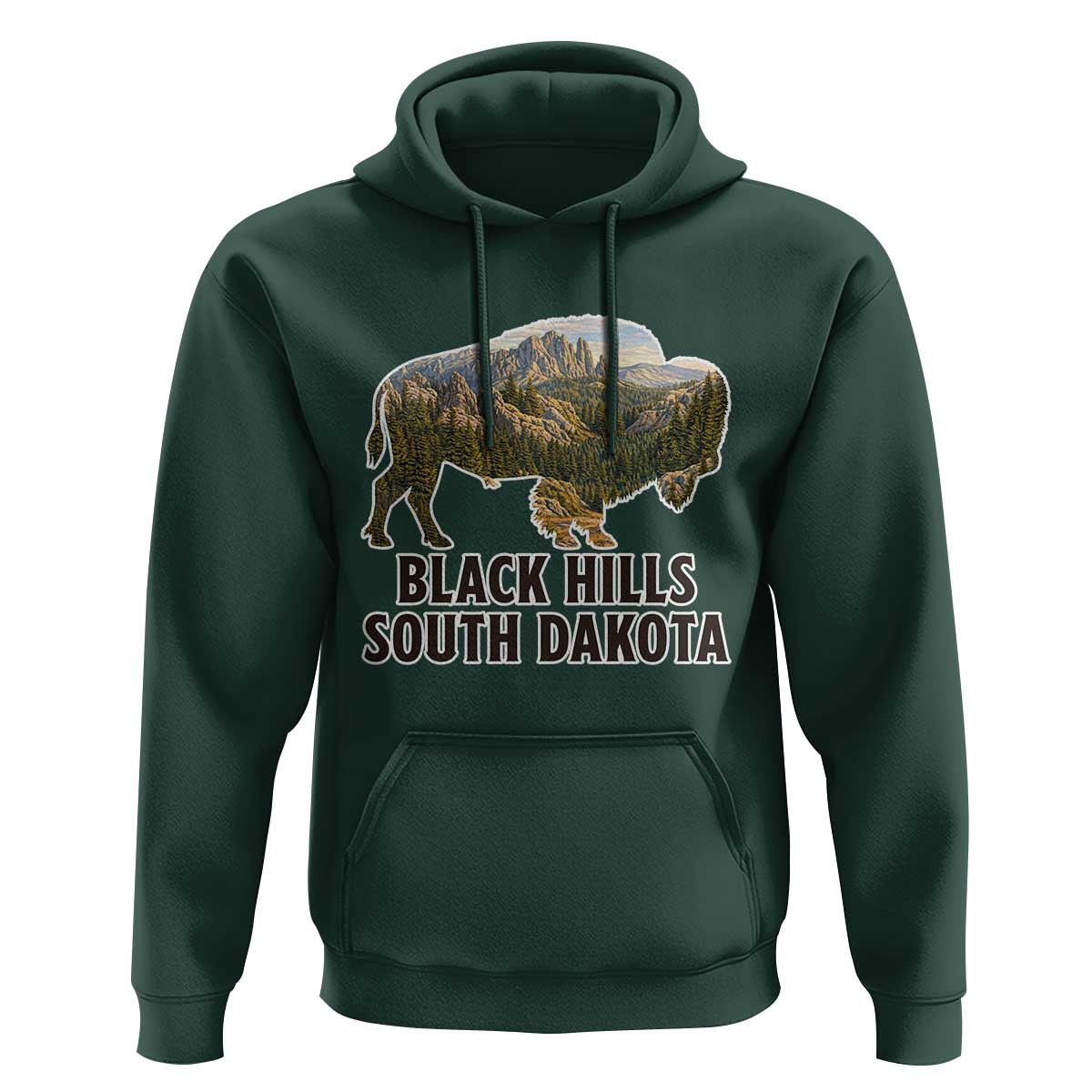 Black Hills South Dakota Bison Hoodie State Pride Gift