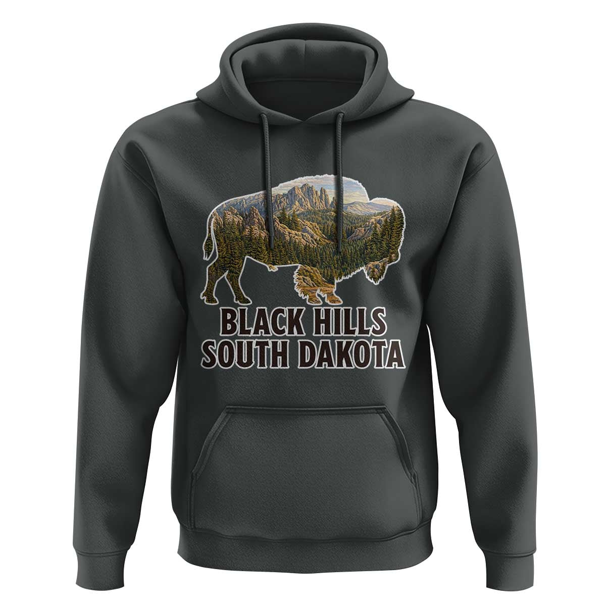 Black Hills South Dakota Bison Hoodie State Pride Gift